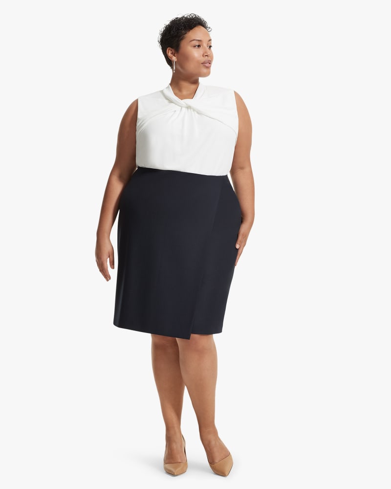 Plus size model wearing Walters Sleeveless Top by M.M.LaFleur | Dia&Co | dia_product_style_image_id:160361